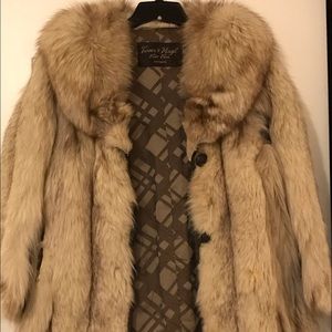 Fox fur coat